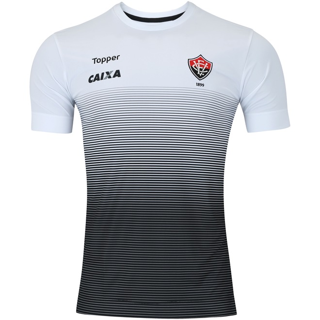 Camisa do Vitória Concentração Atleta 2017 - Masculina - Foto 1