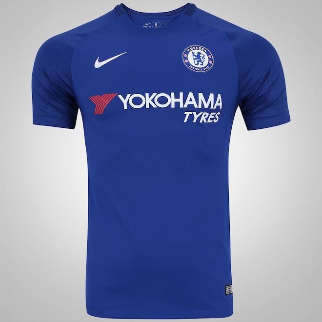 Camisa Chelsea I 17/18 Nike - Masculina - Foto 1