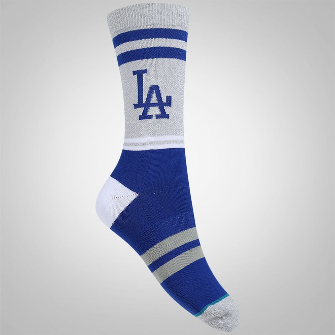 Meia Cano Alto Stance Los Angeles Dodgers - Adulto - Foto 1