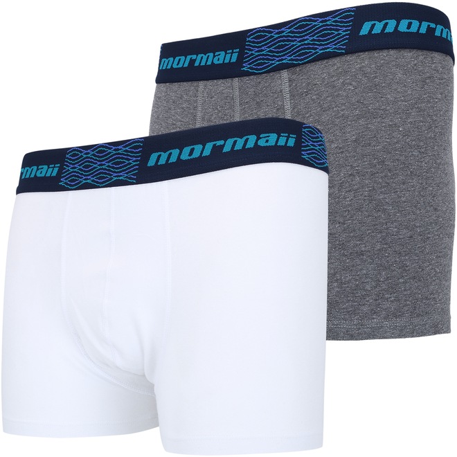 Kit de Cueca Boxer Mormaii com 2 Unidades - Adulto - Foto 1