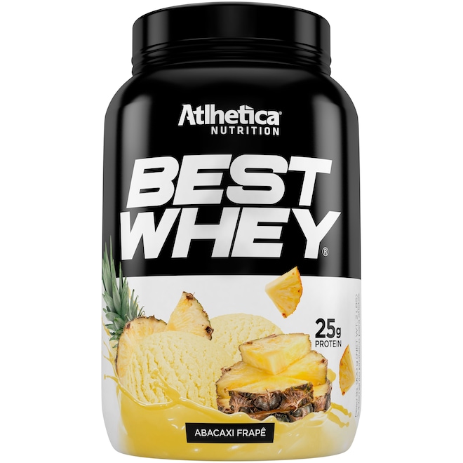 Whey Protein Atlhetica Best Whey - Abacaxi Frapê - 900g - Foto 1