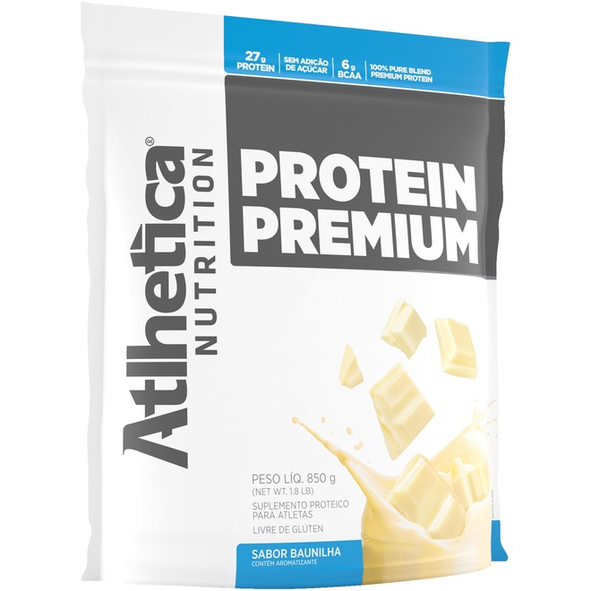 Blend Proteico Atlhetica Protein Premium - Baunilha - 850g - Foto 1
