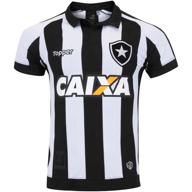 Camisa do Botafogo I 2017 Topper com Patrocínio - Masculina - Foto 1