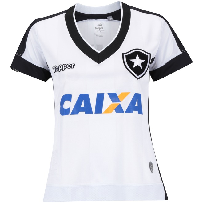 Camisa do Botafogo III 2017 Topper com Patrocínio - Feminina - Foto 1