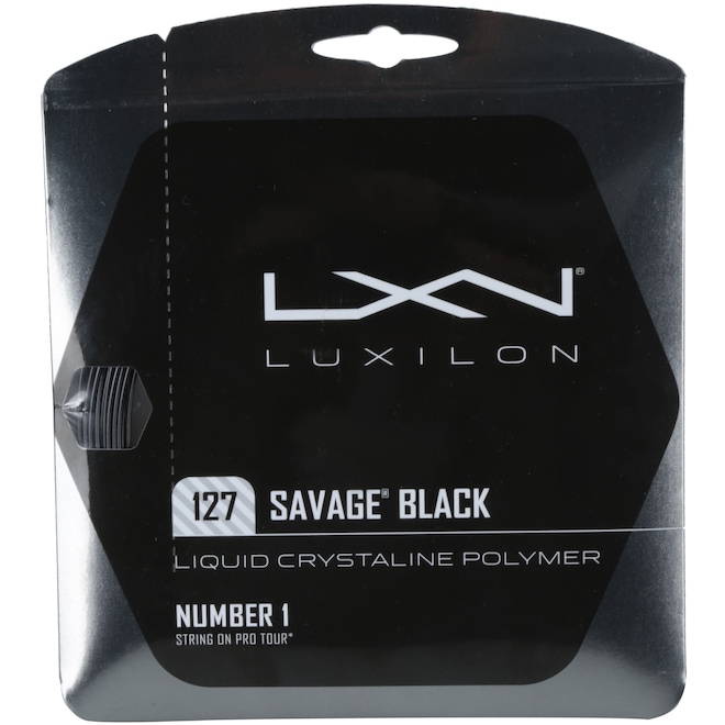 Corda para Raquete de Tênis Wilson Lxn Luxilon Savage - 12,2m - Foto 1