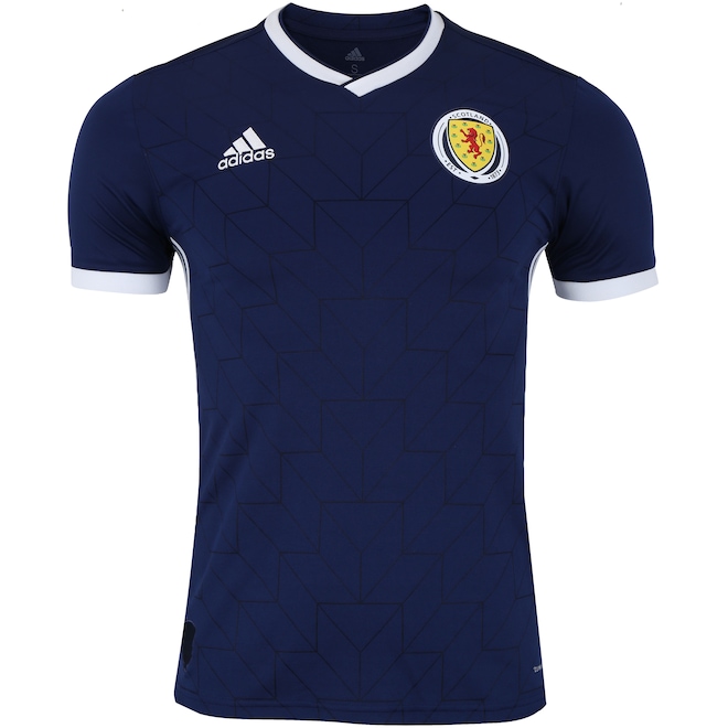 Camisa Escócia I 2018 adidas - Masculina - Foto 1