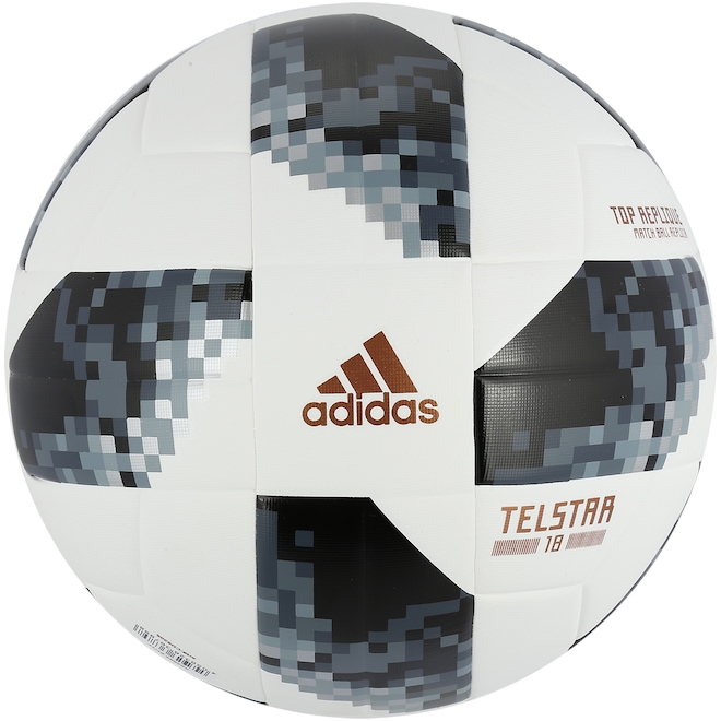 Bola de Futebol de Campo Telstar Oficial Copa do Mundo FIFA 2018 adidas Top Replique X - Foto 1