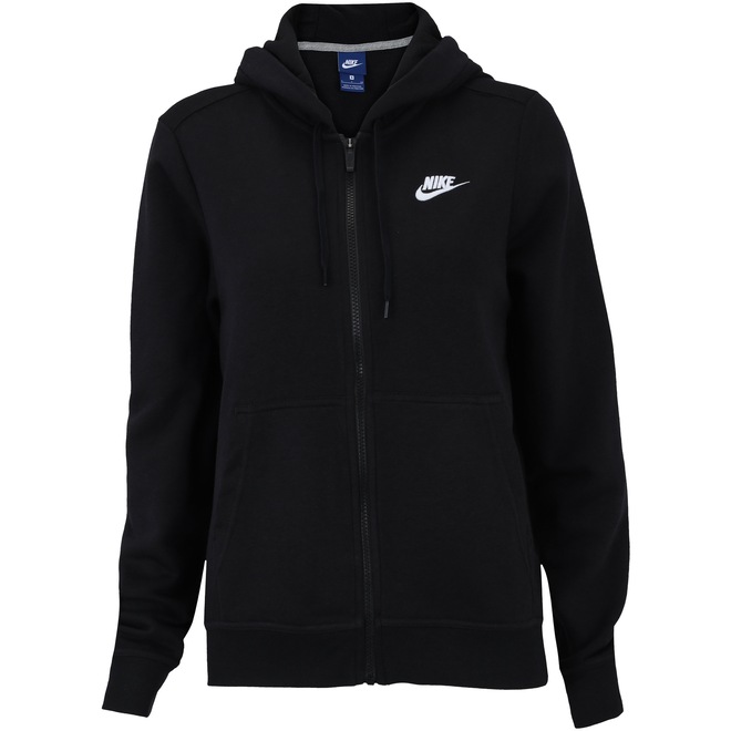 Jaqueta de Moletom com Capuz Nike Sportswear Hoodie FZ FLC - Feminina - Foto 1