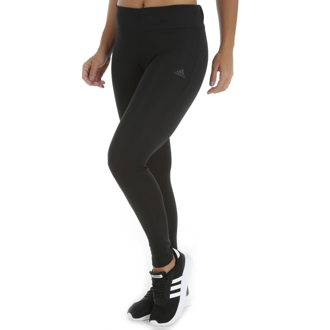 Calça Legging adidas D2M RR Solid I - Feminina - Foto 2