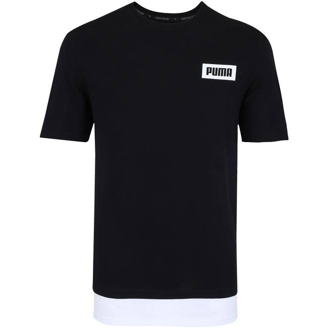 Camiseta Puma Rebel Tee - Masculina - Foto 1
