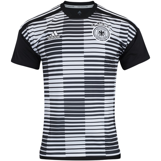 Camisa Pré-Jogo Alemanha 2018 adidas - Masculina - Foto 1