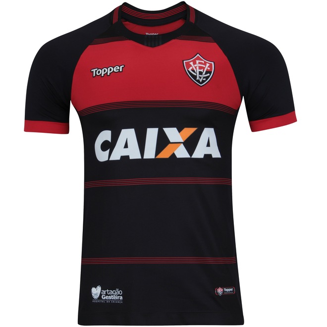 Camisa do Vitória I 2018 Topper - Masculina - Foto 1