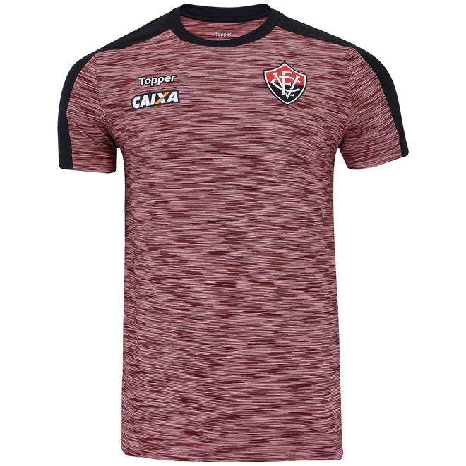Camisa do Vitória Concentração Atleta 2018 Topper - Masculina - Foto 1