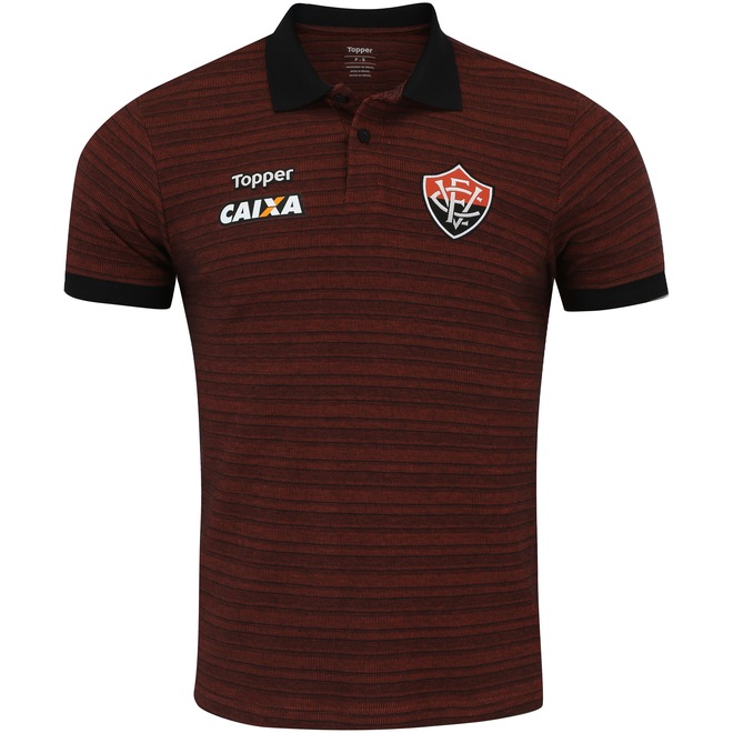 Camisa Polo do Vitória Viagem 2018 Topper - Masculina - Foto 1