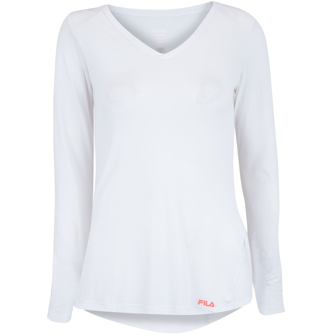 Camiseta Manga Longa Fila Bio II - Feminina - Foto 1