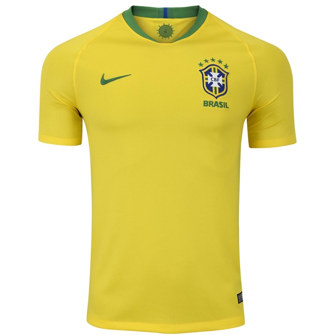 Camisa da Seleção Brasileira I 2018 Nike - Masculina - Foto 1