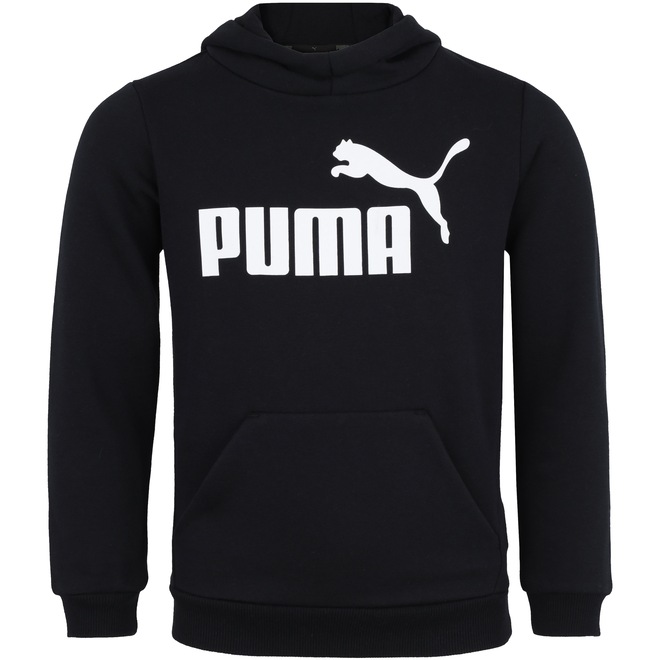 Blusão de Moletom com Capuz Puma Ess No. 1 Hoody FL - Infantil - Foto 1