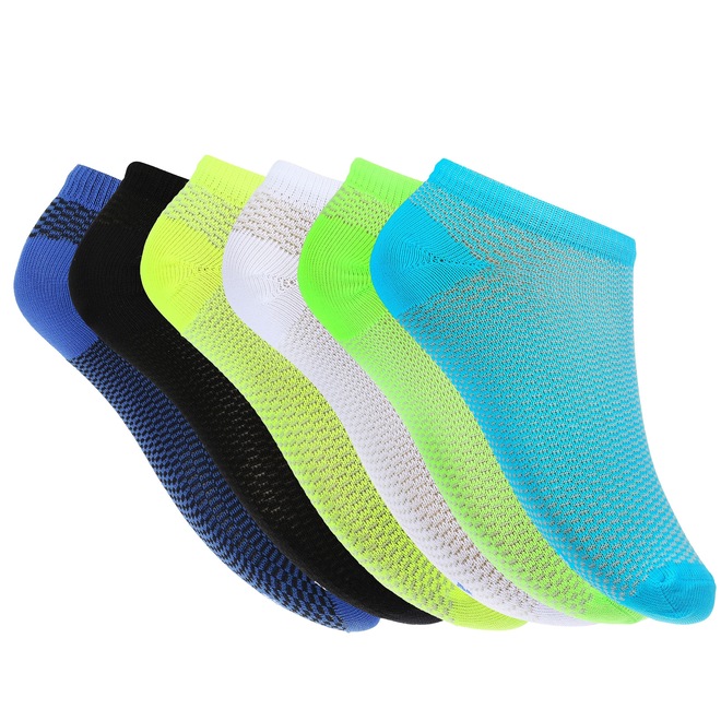 Kit de Meias Invisível Oxer Micro Fiber Kids com 6 Pares - 27 a 33 - Infantil - Foto 1