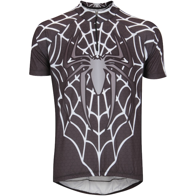 Camisa de Ciclismo Refactor Homem Aranha - Masculina - Foto 1