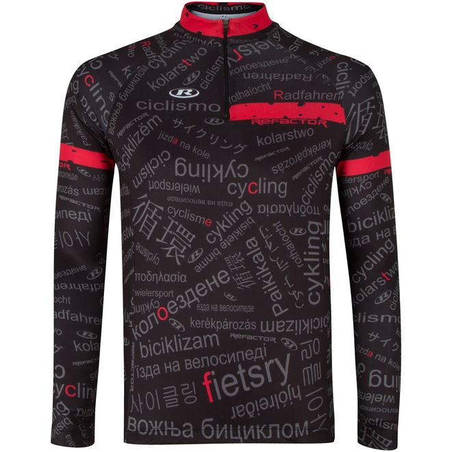 Camisa de Ciclismo Manga Longa Refactor Worldwide - Masculina - Foto 1