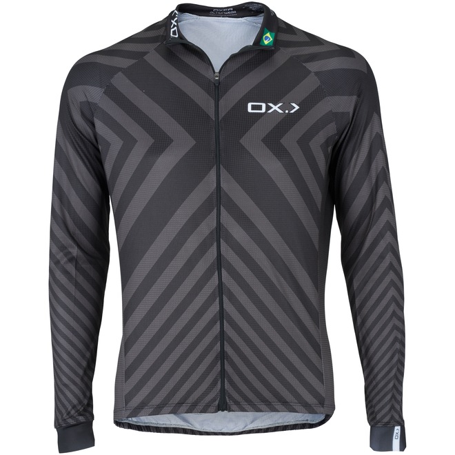 Camisa de Ciclismo Manga Longa Oxer Siena - Masculina - Foto 1