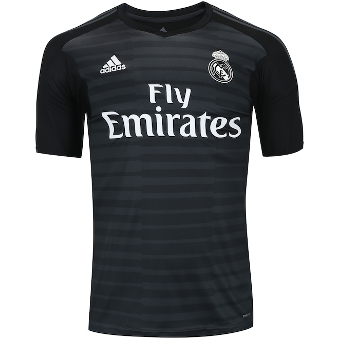 Camisa de Goleiro Real Madrid I 18/19 adidas - Masculina - Foto 1