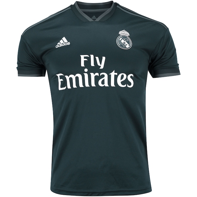 Camisa Real Madrid II 18/19 adidas - Masculina - Foto 1