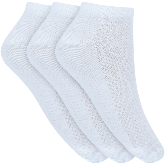 Kit de Meias Sapatilha Oxer Basic com 3 Pares - 39 a 44 - Adulto - Foto 1