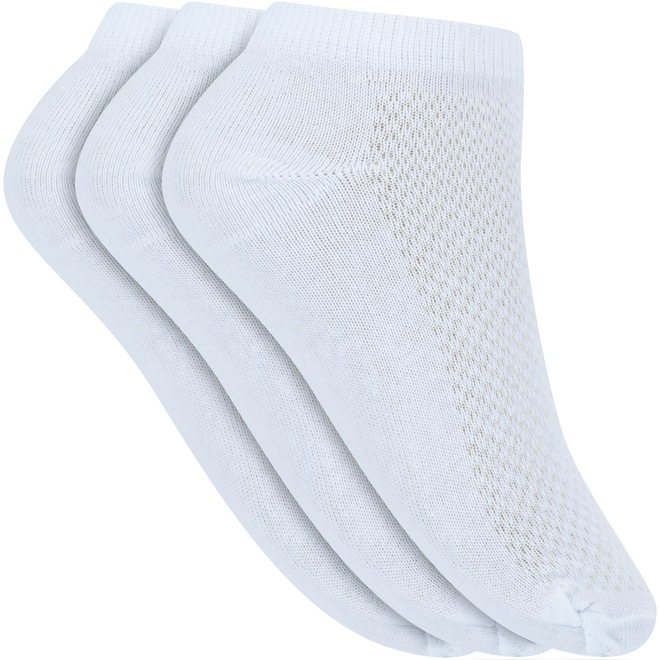 Kit de Meias Sapatilha Oxer Basic com 3 Pares - 34 a 38 - Adulto - Foto 1