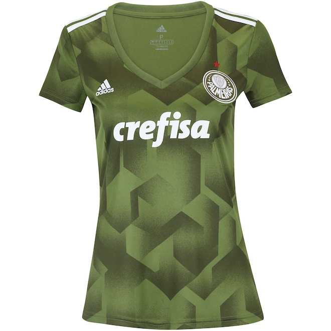Camisa do Palmeiras III 2018 adidas - Feminina - Foto 1