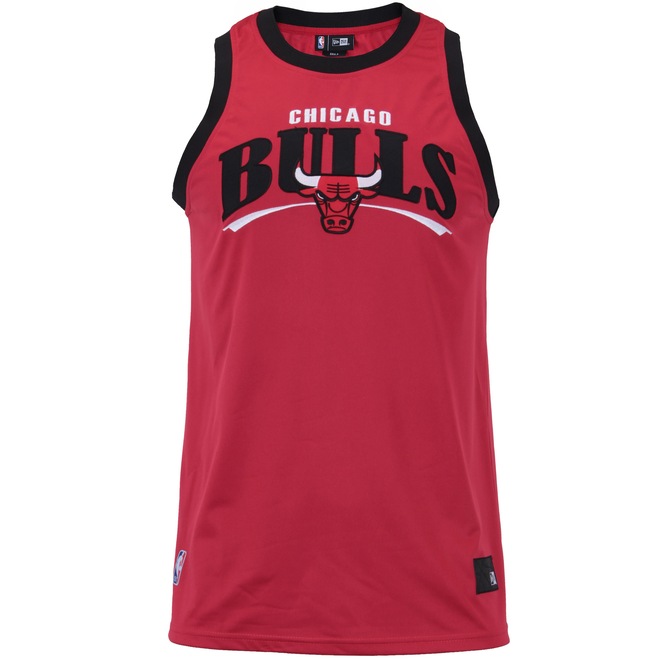 Camiseta Regata New Era Chicago Bulls Versatile Sport Wave - Masculina - Foto 1