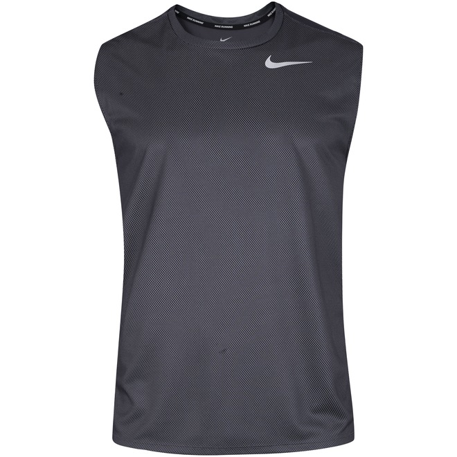 Camiseta Regata Nike Breathe Run SL - Masculina - Foto 1