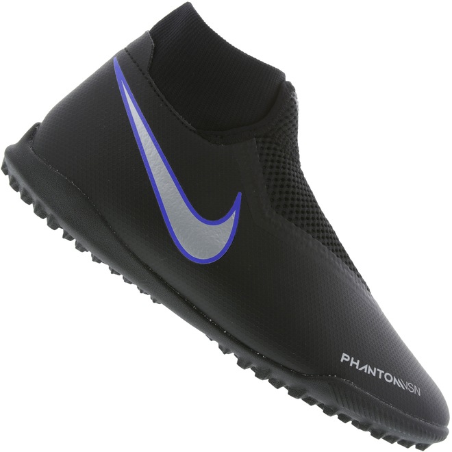 Chuteira Society Nike Phantom VIVSN Academy DF TF - Adulto - Foto 1