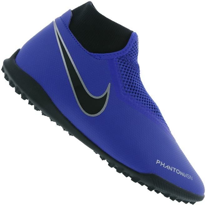 Chuteira Society Nike Phantom VIVSN Academy DF TF - Adulto - Foto 1