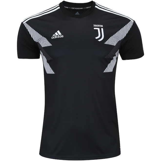 Camisa Pré-Jogo Juventus 18/19 adidas - Masculina - Foto 1