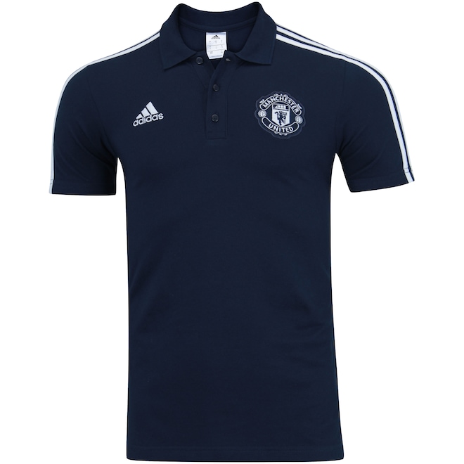 Camisa Polo Manchester United 3S 18/19 adidas - Masculina - Foto 1
