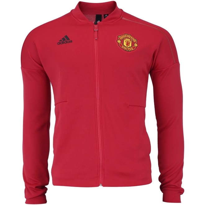 Jaqueta Manchester United 18/19 ZNE adidas - Masculina - Foto 1