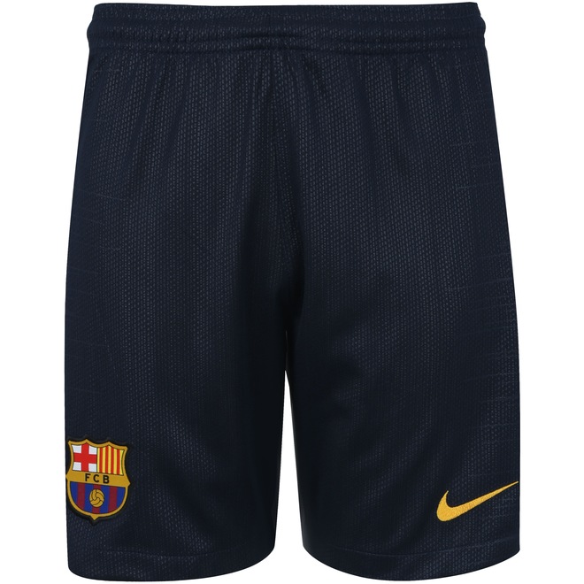 Calção Barcelona I 18/19 Nike - Infantil - Foto 1