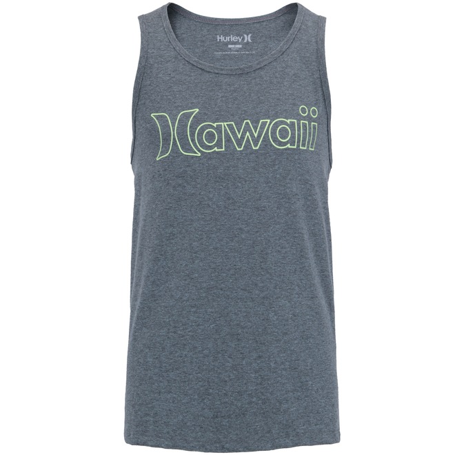 Camiseta Regata Hurley Hawaii Outline - Masculina - Foto 1
