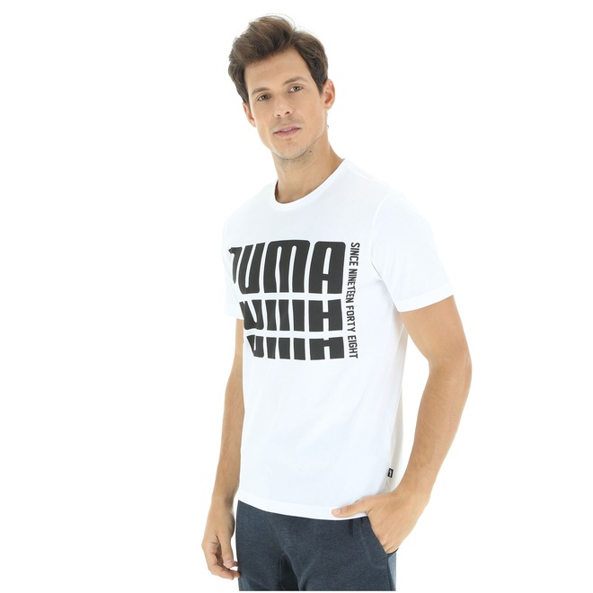 Camiseta Puma Rebel Bold - Masculina - Foto 1