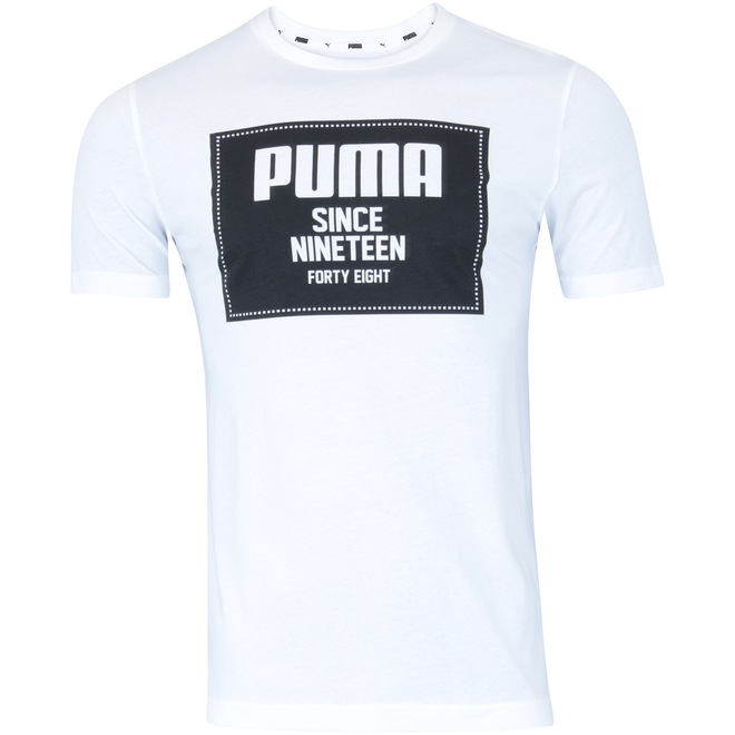 Camiseta Puma Rebel Block Basic - Masculina - Foto 1