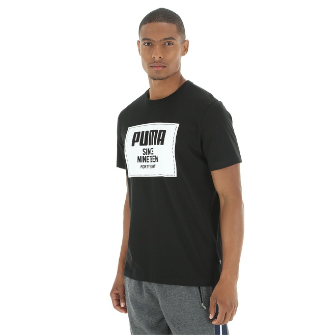 Camiseta Puma Rebel Block Basic - Masculina - Foto 2
