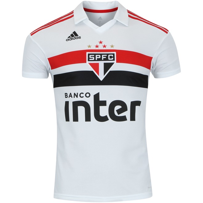 Camisa do São Paulo I 2018 adidas - Masculina - Foto 1