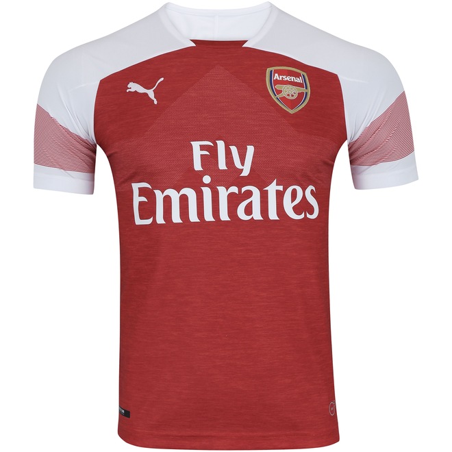 Camisa Arsenal I 18/19 Puma - Masculina - Foto 1