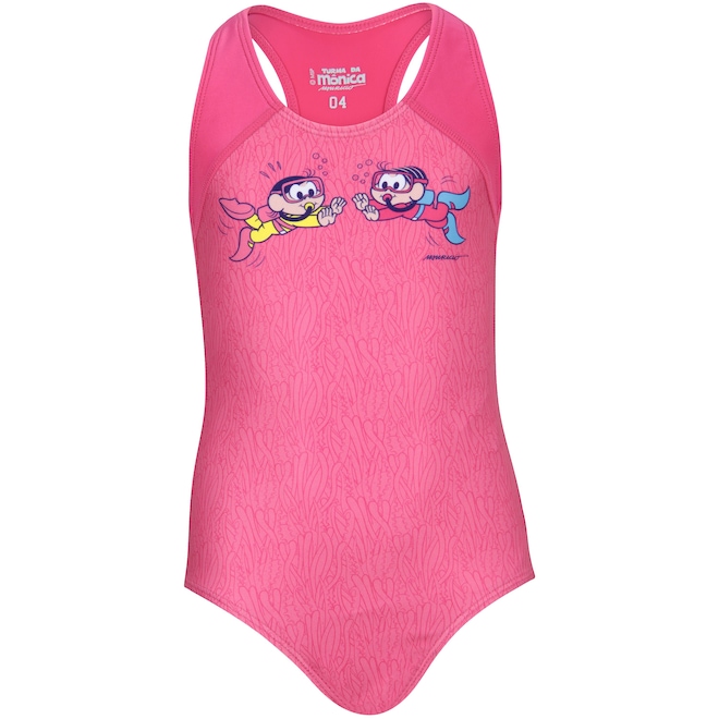 Maiô para Natação Oxer Turma Da Mônica - Infantil - Foto 1
