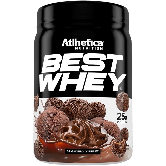 Best Whey Atlhetica - Brigadeiro Gourmet - 450g - Foto 1