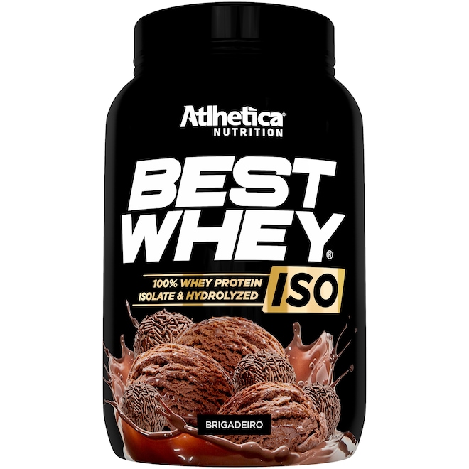 Whey Protein Atlhetica Brigadeiro ISO Best - 900g - Foto 1