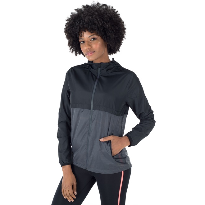 Jaqueta Corta-Vento com Capuz Oxer Opaque - Feminina - Foto 2