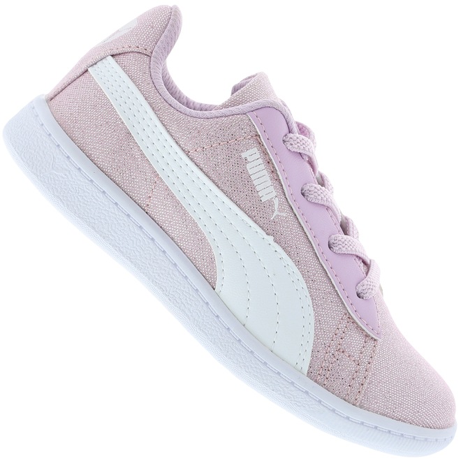 Tênis Puma Vikky Glitz Glam AC PS BDP Feminino - Infantil - Foto 1