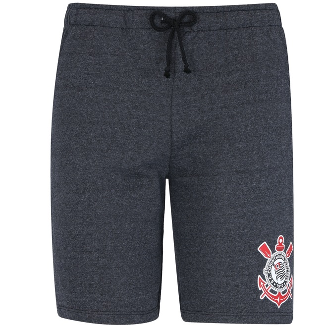 Bermuda de Moletom do Corinthians Dawson - Masculina - Foto 1